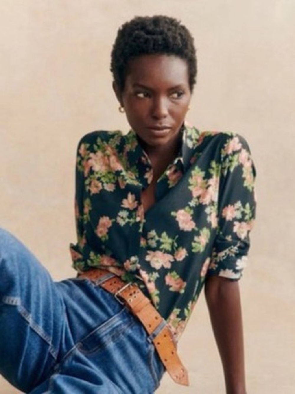 Sezane Pierrot Shirt Size 34